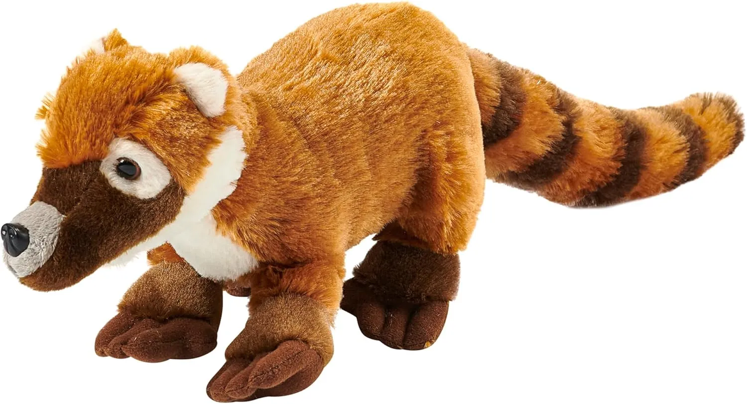 Forest & Twelfth 7" - 8" Stuffed Animal, Soft Plush Toy, Cute Stuffed Animal for Boys and Girls, Realistic Looking Small Stuffed Animals, Nursery and Room Decor (8" Coati)
