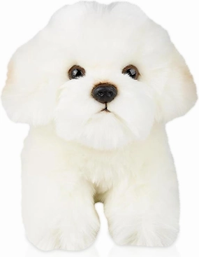 Forest & Twelfth 6" Stuffed Bichon, Soft Plush Toy, Cute Stuffed Animal for Boys and Girls, Realistic Looking Small Stuffed Animals, Nursery and Room Decor (6" Bichon)