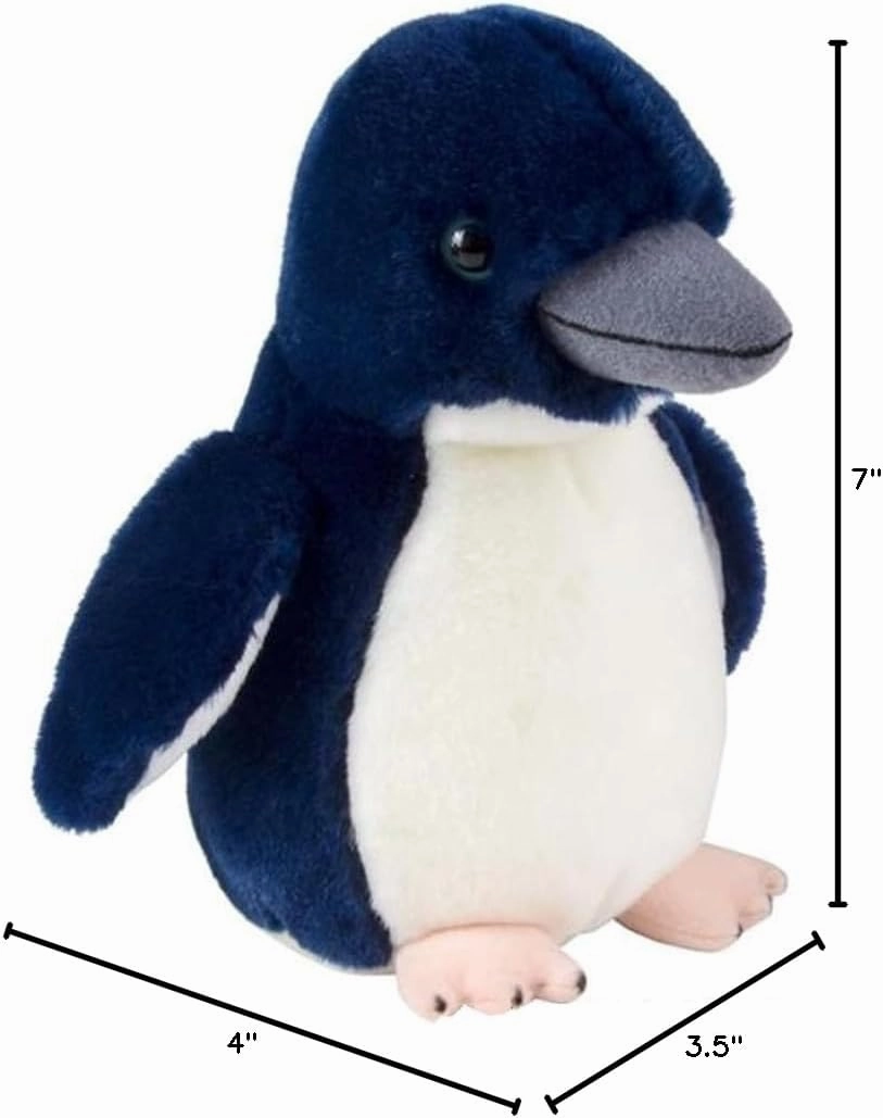 Forest & Twelfth 7" - 8" Stuffed Animal, Soft Plush Toy, Cute Stuffed Animal for Boys and Girls, Realistic Looking Small Stuffed Animals, Nursery and Room Decor (7" Fairy Penguin)