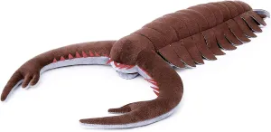 FRANKIEZHOU Simulation Omnidens Amplus Plush,Lifelike 12" Cambrian Ancient Sea Creature Shrimp Stuffed Animal,Soft Plush Toy, Stuffed Toy,Cuddly Toys,Gifts for Kids