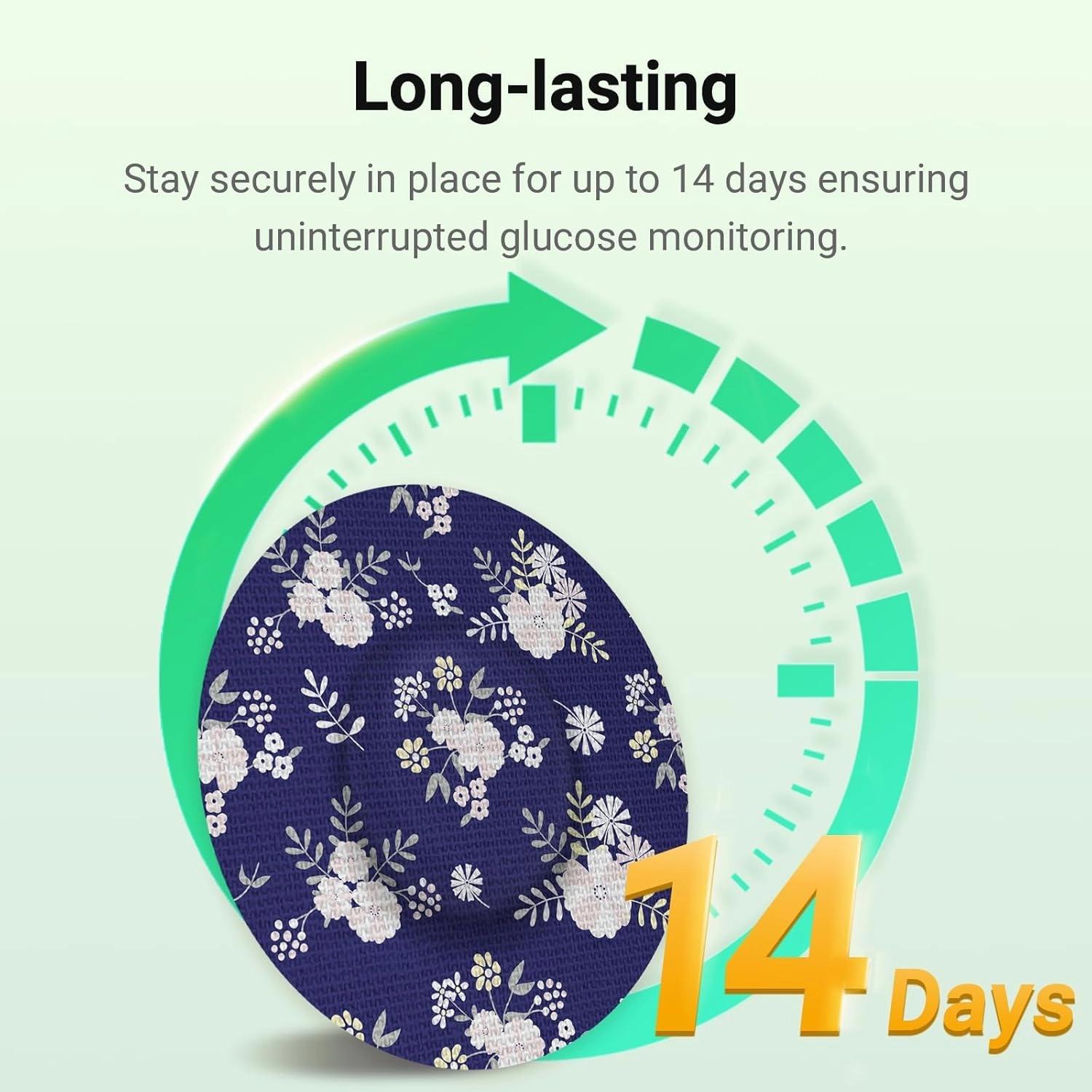 Freestyle Libre 3 & Plus Sensor Covers Waterproof, 2pcs Protective Hardshell Cover   10pcs Surprise Pattern Sensor Patches, Multiple Protection for CGM Glucose Monitor