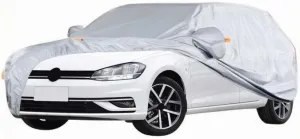 Full Car Covers for Volkswagen Golf 7.5 2019 2020, All Weather Exterior Waterproof Scratch Automobile Apparel Non Slip Clothing Windproof Durable Protective Layer