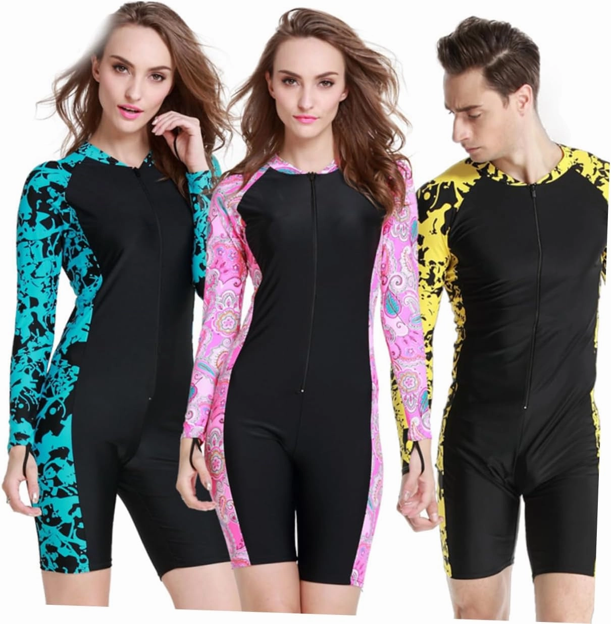 Full Body Diving Suit Bathing Suits Swimsuits Long Sleeve Swimming Suit Women Wetsuit Men and Women
