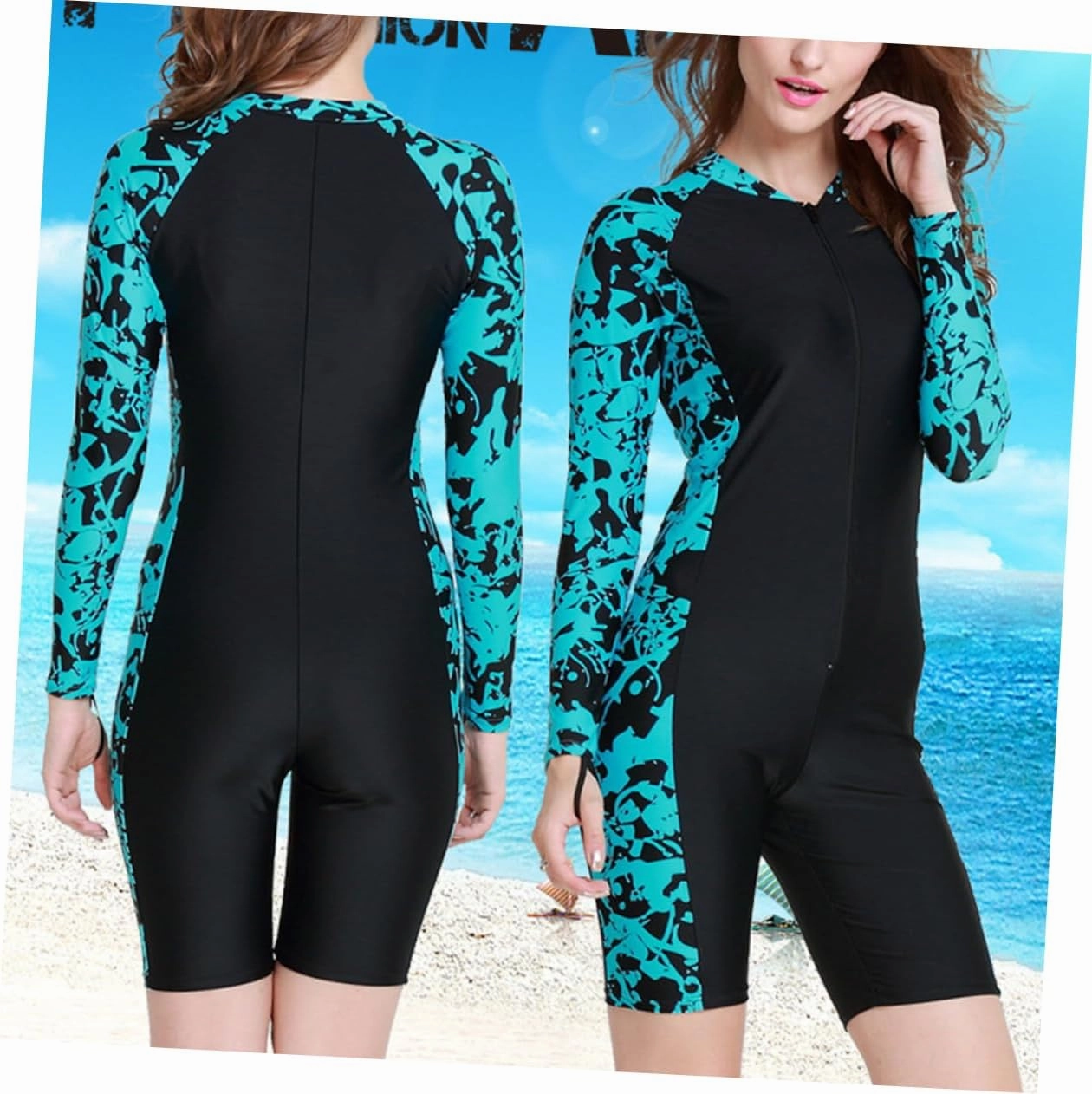 Full Body Diving Suit Bathing Suits Swimsuits Long Sleeve Swimming Suit Women Wetsuit Men and Women
