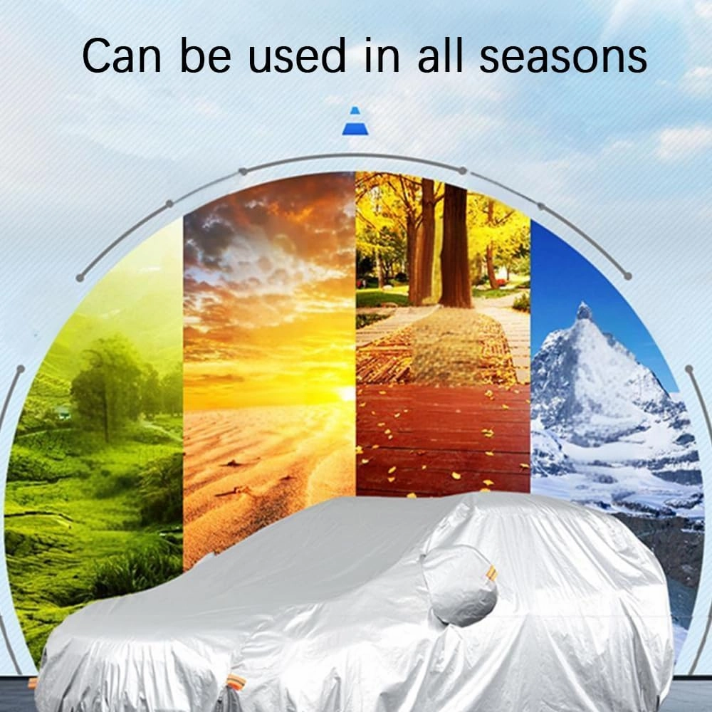 Full Car Covers for Mercedes-Benz V-Class W447 2020 2021 2022 2023, All Weather Exterior Waterproof Scratch Automobile Apparel Non Slip Clothing Windproof Durable Protective Layer,PEVA