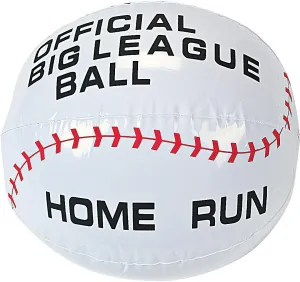 Fun Express Inflatable Baseballs - Set of 12 - Sports Beach Ball Toys and Party Supplies