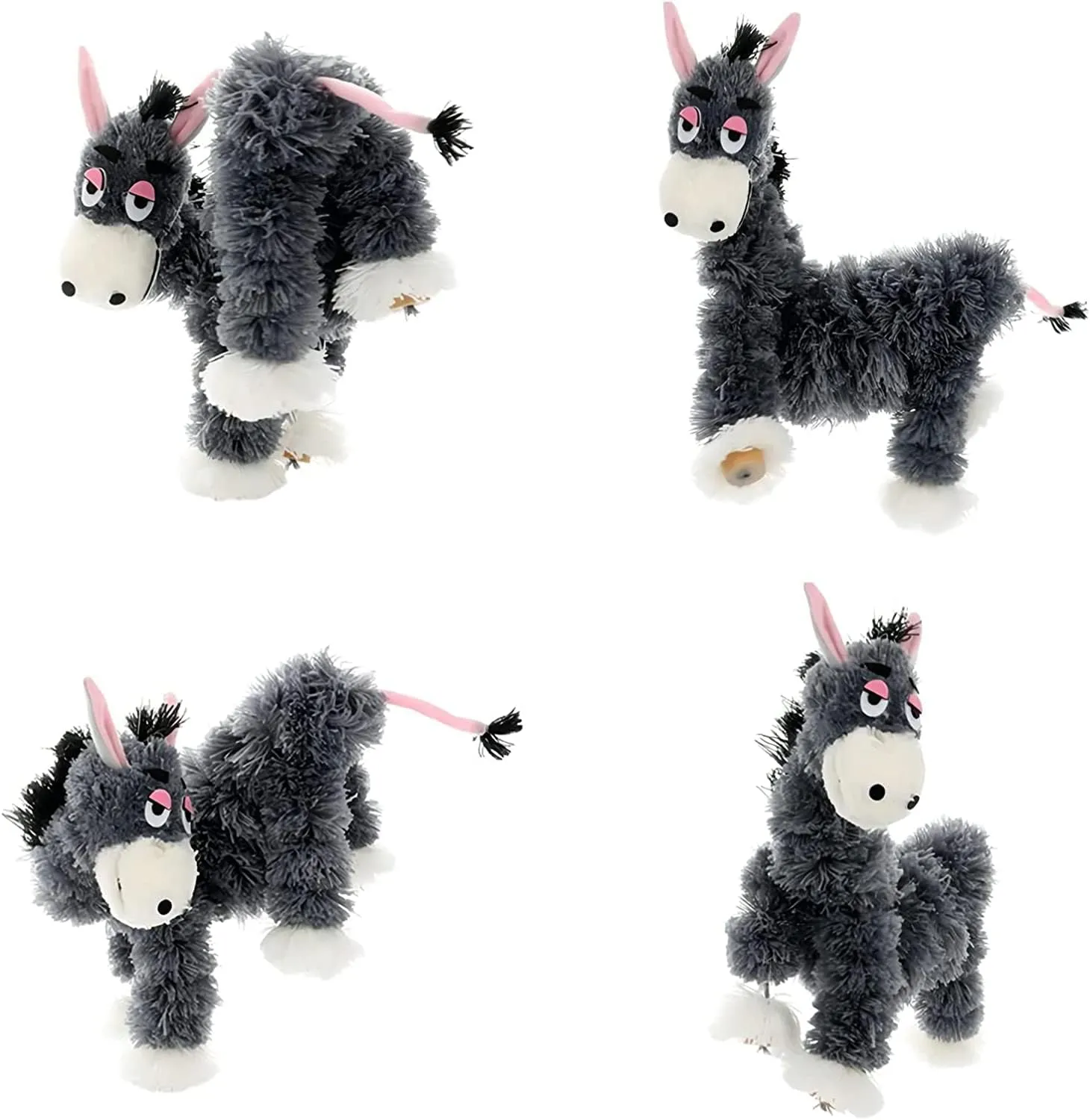 Funny Crazy Donkey Puppets Toys Marionette Yarn Puppet Hand Puppets Parent-Child Interactive Toys Pull String Puppet Activity Doll Gift Toy for Stage Performances Parties Birthdays Gift