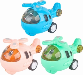 Garneck 3Pcs Inertia Car Miniature Plane for Material Safe Playthings for Creative Learning and Fun