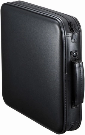Garneck Large Capacity Portable CD Storage Bag with Handle Dvd Case for Discs Travel Friendly Disc Holder Organizer with Zipper Closure