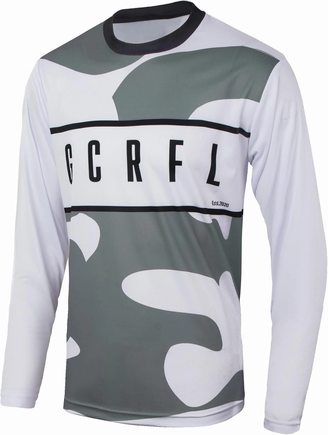 GCRFL Men's Cycling Jersey Shirt Long Sleeves Downhill, Off-Road, MTB Jersey Racing Riding Mountain Bike Motocross Shirt