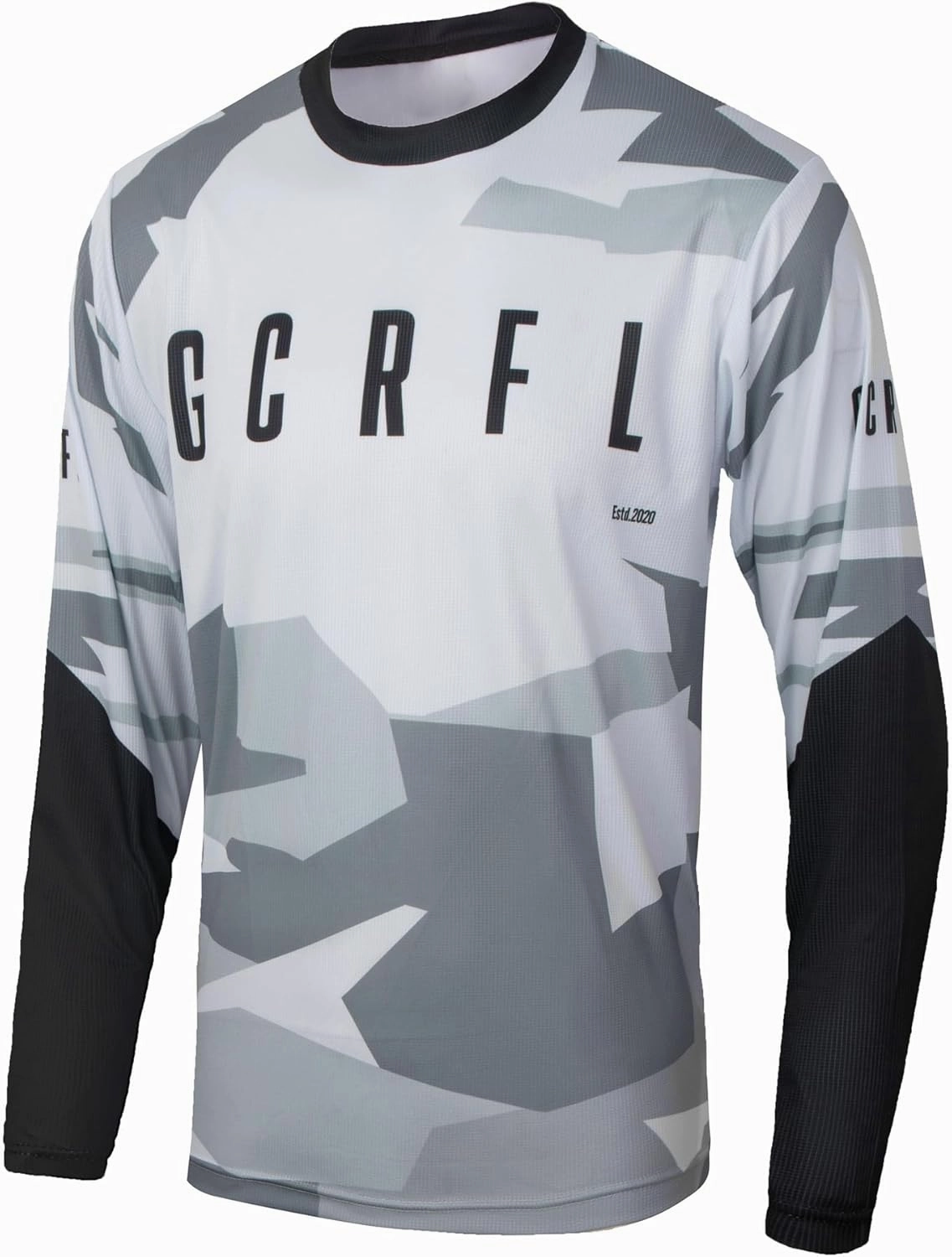 GCRFL Men's Cycling Jersey Shirt Long Sleeves Downhill, Off-Road, MTB Jersey Racing Riding Mountain Bike Motocross Shirt