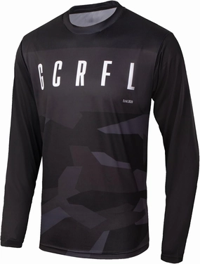 GCRFL Men's Cycling Jersey Shirt Long Sleeves Downhill, Off-Road, MTB Jersey Racing Riding Mountain Bike Motocross Shirt
