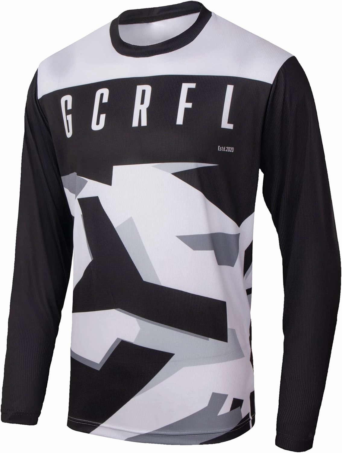 GCRFL Men's Cycling Jersey Shirt Long Sleeves Downhill, Off-Road, MTB Jersey Racing Riding Mountain Bike Motocross Shirt