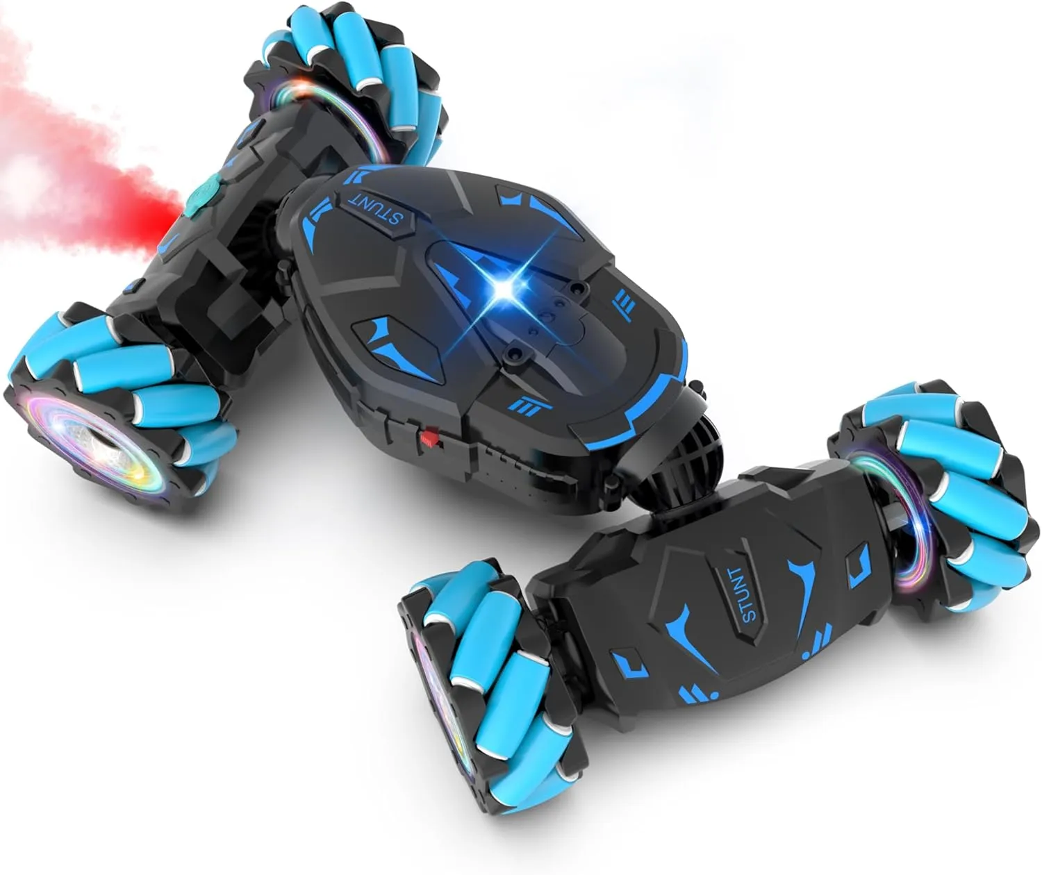 Gesture Sensing RC Stunt Car, Toys for Boys 6-8, Gifts for Boys 6 7 8 9 10 11 12, Birthday Gifts for Boys, Remote Control Car for Boys 8-12, 360° Rotate 4WD Off-Road with Lights Music Spray