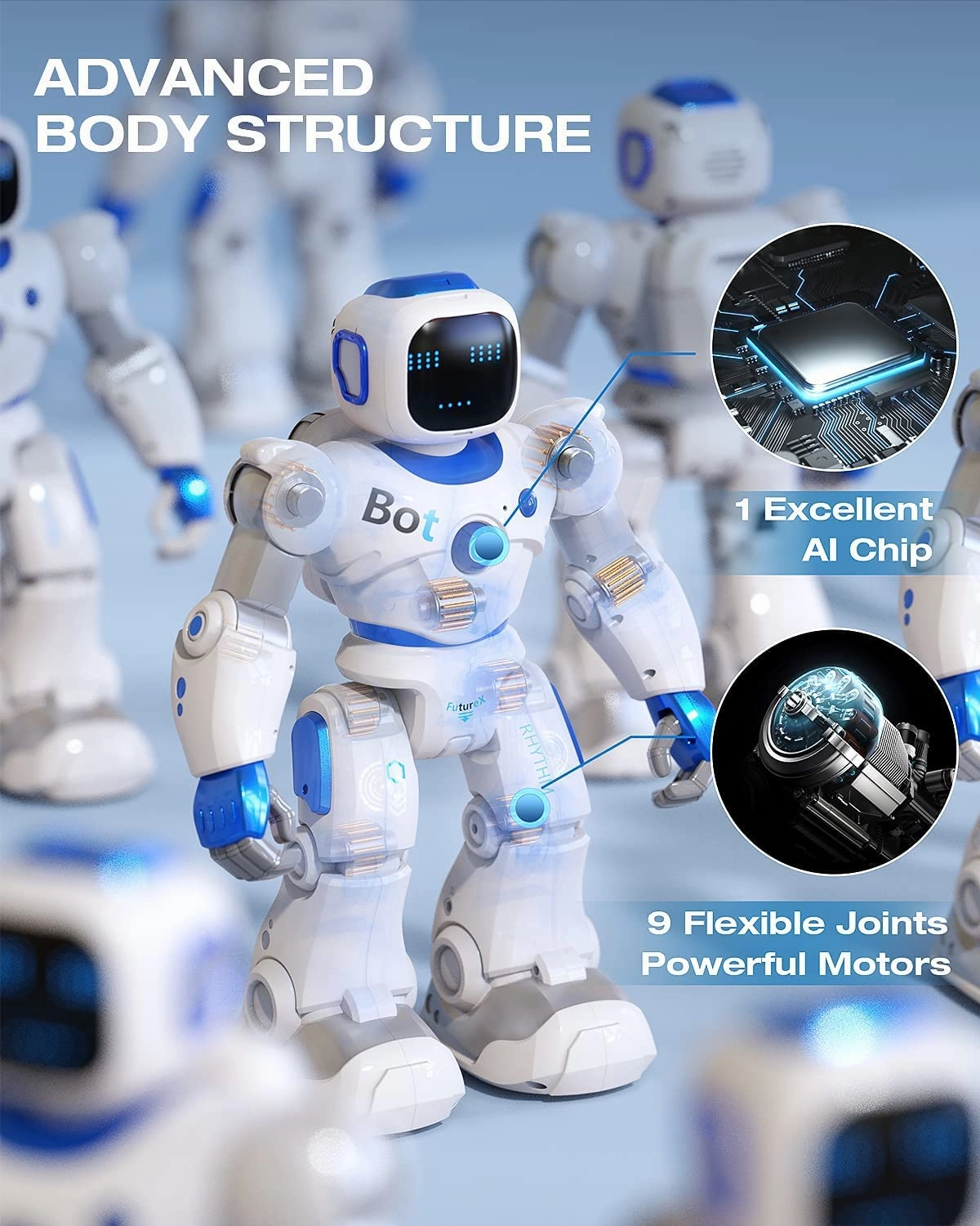 Gesture-Sensing Programmable Remote Control Smart Robot