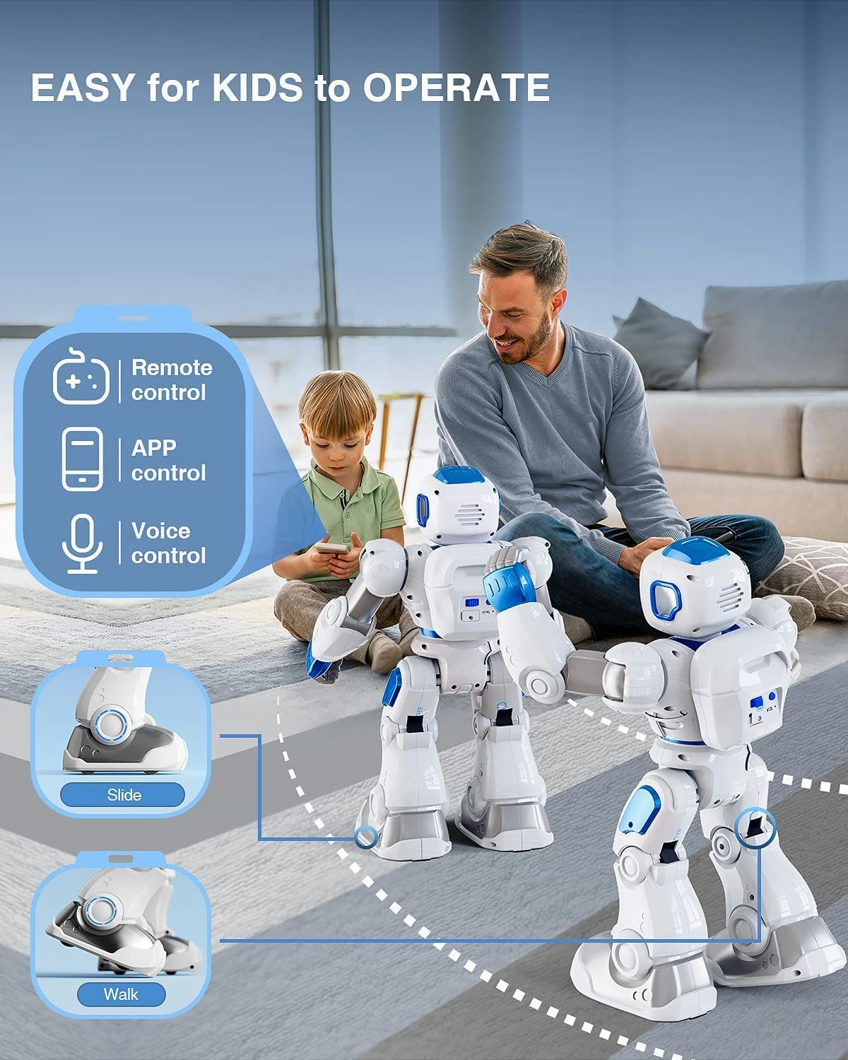 Gesture-Sensing Programmable Remote Control Smart Robot