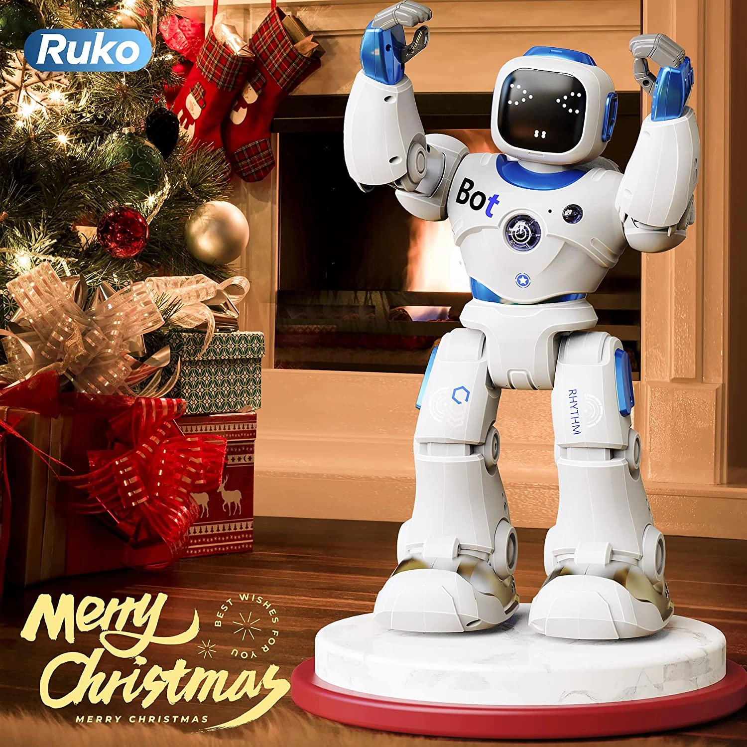 Gesture-Sensing Programmable Remote Control Smart Robot