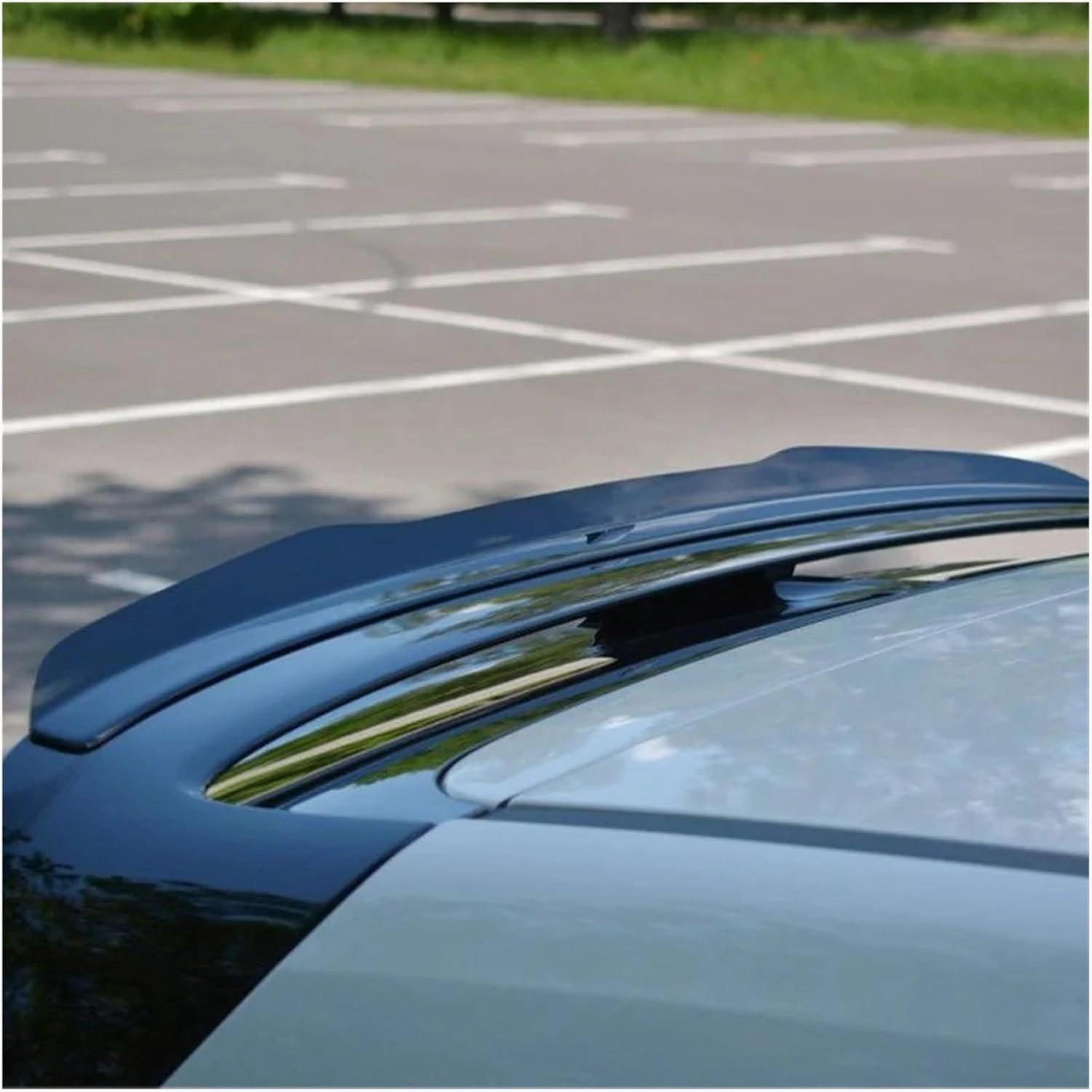 Gloss Black ABS Rear Spoiler Cap Roof Wing Compatible with Hyundai I30 N MK3 I30N Hatchback 2017 2018 2019 2020 Trunk Spoiler Tuning Bodykit(Grass green)