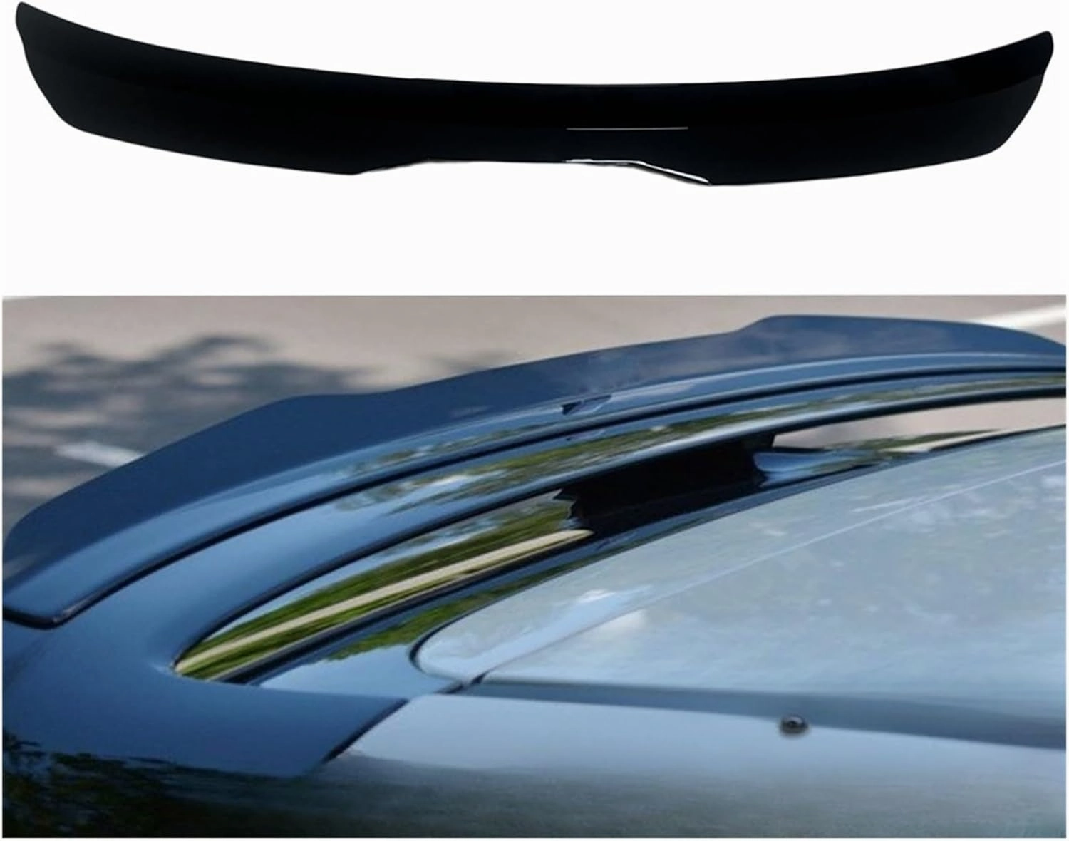 Gloss Black ABS Rear Spoiler Cap Roof Wing Compatible with Hyundai I30 N MK3 I30N Hatchback 2017 2018 2019 2020 Trunk Spoiler Tuning Bodykit(Grass green)