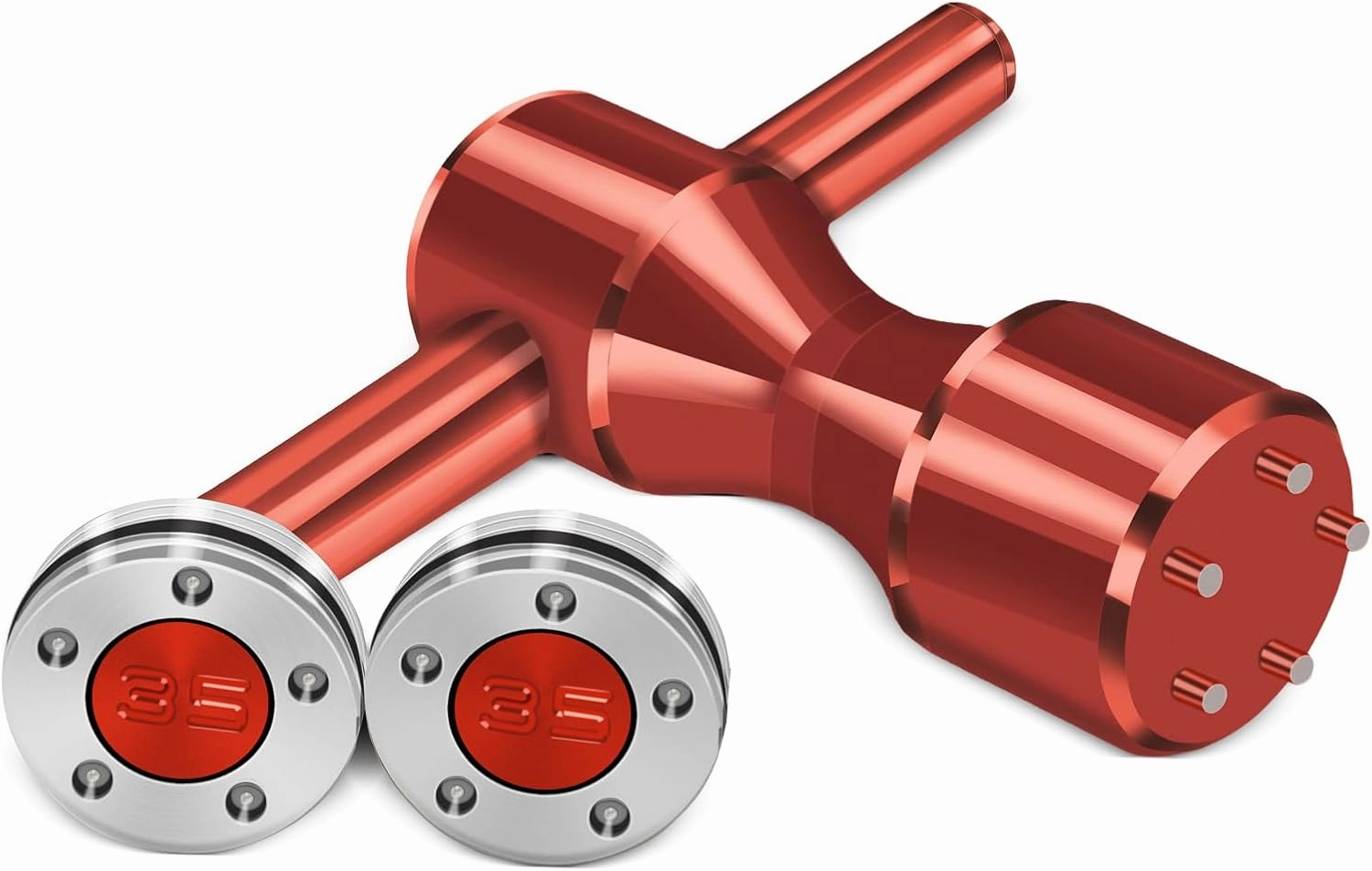 Golf Head weight 2pcs Golf Custom Weights Red Wrench Fit Compatible with Scotty-Cameron Putters (5g 10g 15g 20g 25g 30g 35g 40g 45g) (30g)