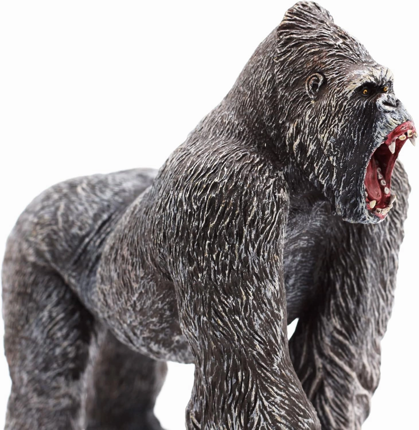 Gorilla King Kong Toys Action Figure Rampage Gorilla Fight Mode Ape Solid Wild Animal Figurines for Role Playing Story Telling Toy