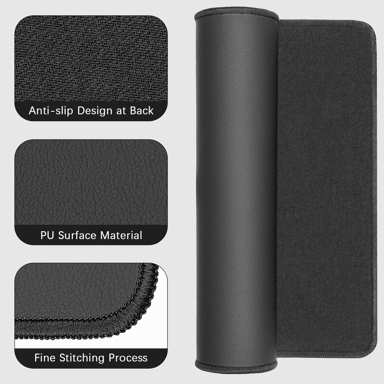 Grounding Mat Earth Pad Grounded Feet Mat 23.6x35.4 Inch Grounding Mat for Desk Floor with Cord Better Sleep,Balance