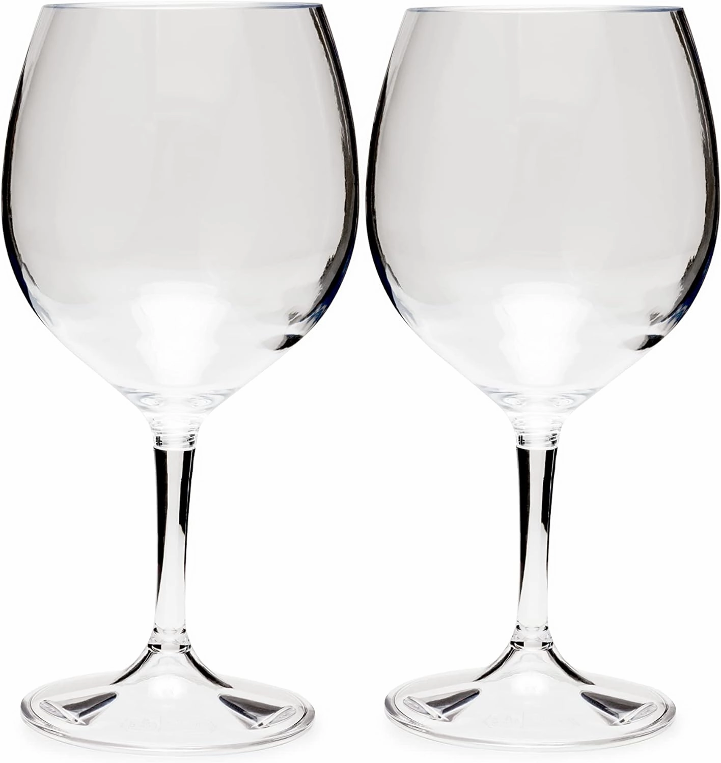 GSI Outdoors Nesting Red Wine Glass Set for Compact Storage and Comfortable Drinking, 15 fl. oz., 79312