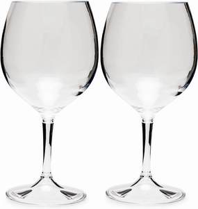 GSI Outdoors Nesting Red Wine Glass Set for Compact Storage and Comfortable Drinking, 15 fl. oz., 79312