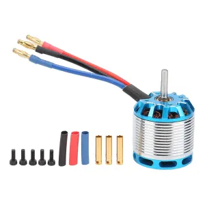 H500 3524 1600KV Helicopter Motor Metal Motor Remote Control Helicopter Blue 1900W Suitable for RC Helicopter Enthusiasts