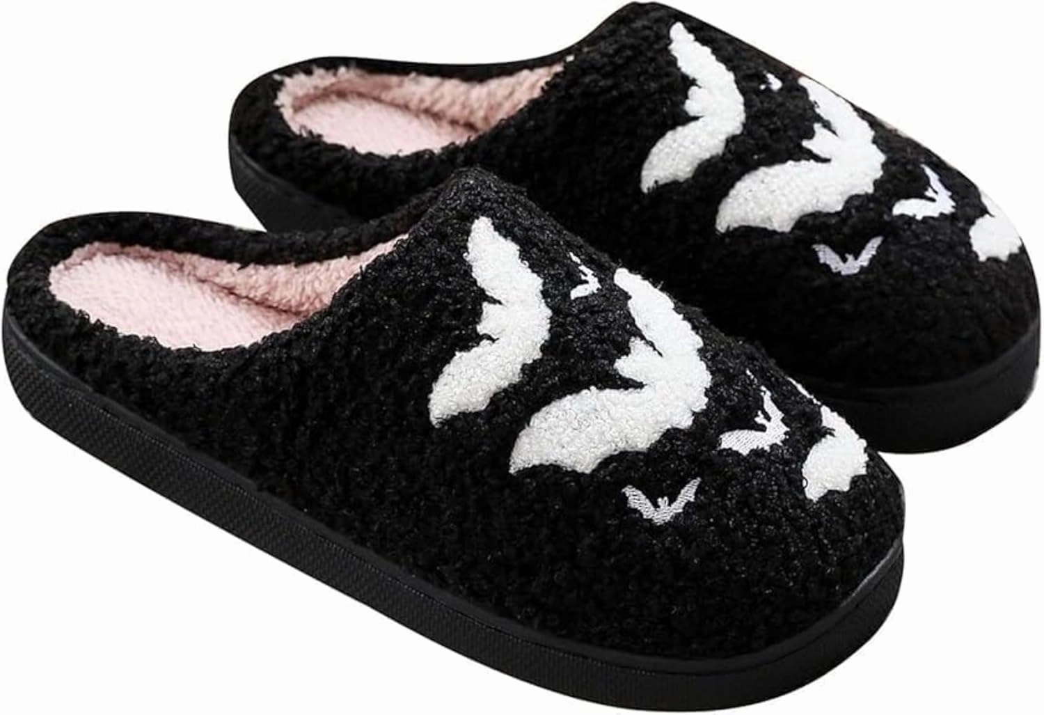 Halloween Slippers Ghost Slippers for Women Retro Warm and Cozy House Slippers Halloween Shoes Winter Slippers Spooky Gifts