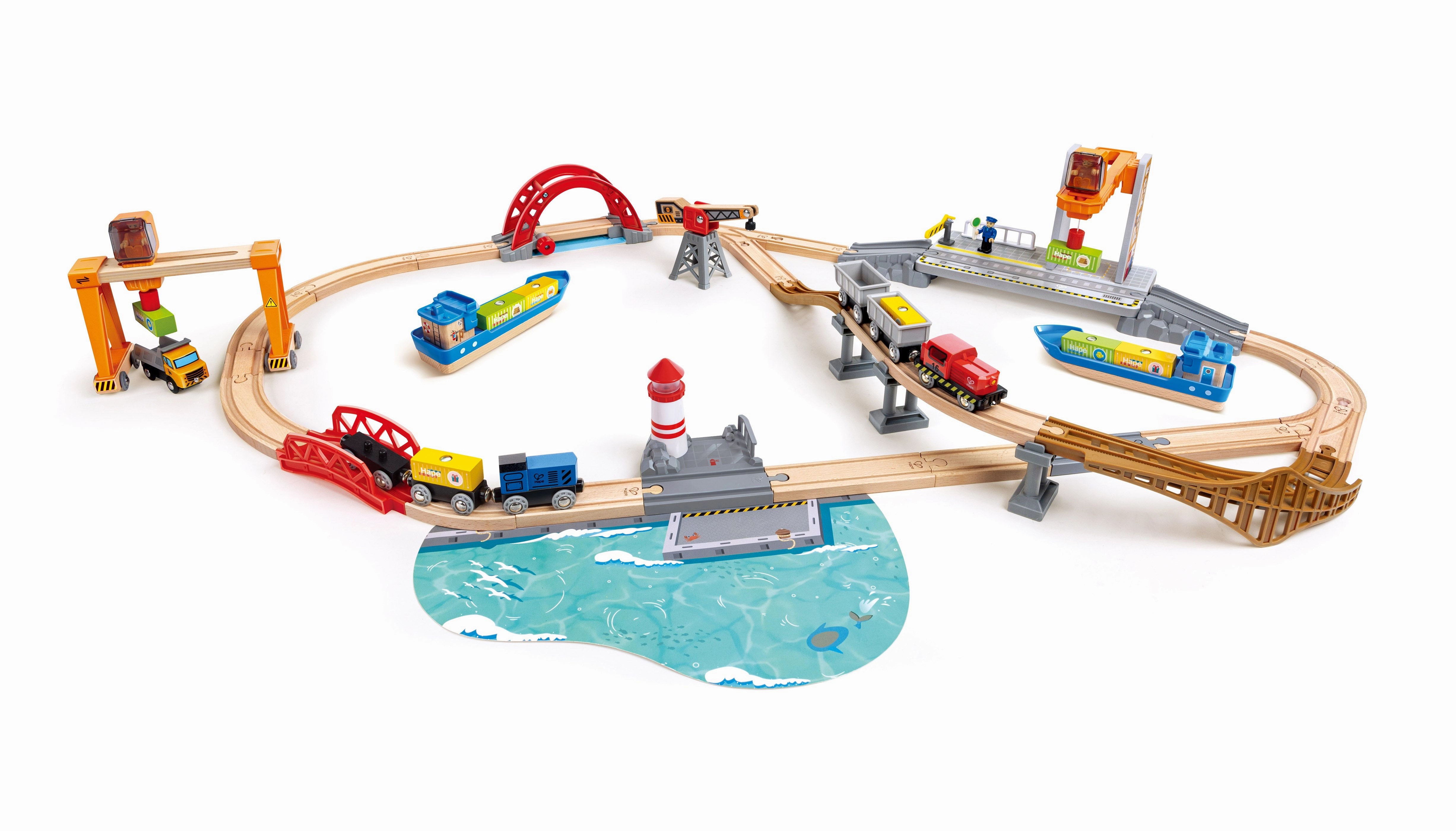 Hape Lift and Load Harbor Set