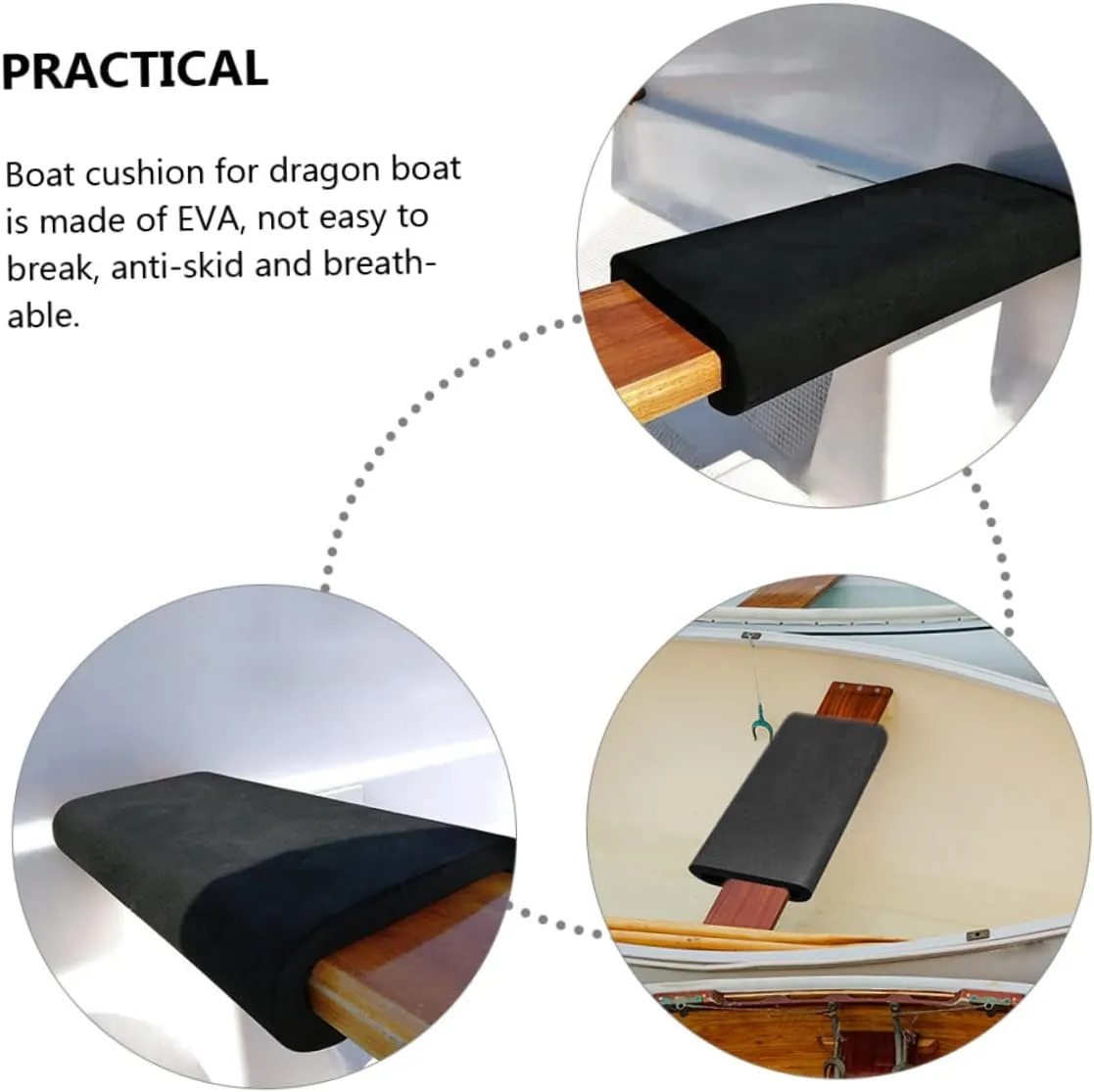 Happyyami 2pcs Dragon Boat Cushion Rower Seat Cushion Boat Cooler Seat Boat Seats Dragon Boat Paddling Seat