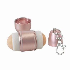 Hemoton Portable Oil-absorbing Stone Roller for Skin Care Facial Roller Keychain Design Reusable Face Oil Control Tool for Women for Oily Skin The Go
