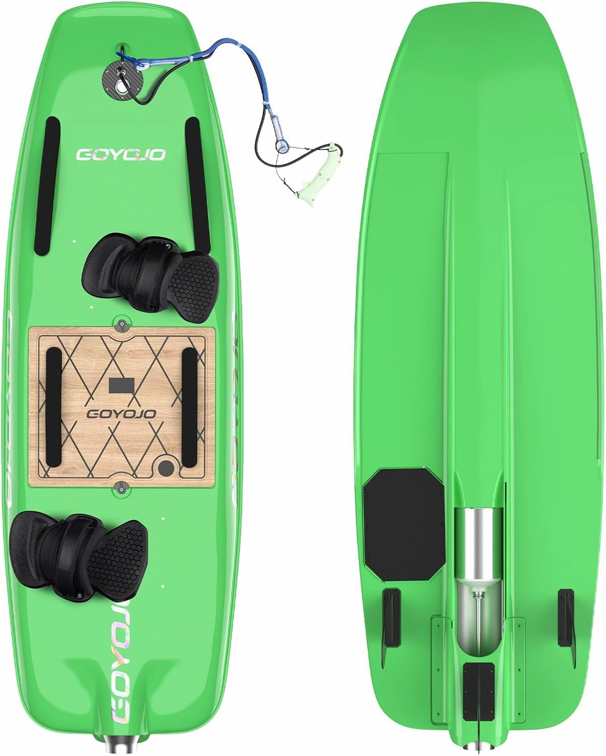 High-Speed Electric Surfboard - 10/12/15 KW Water Jet Surfing Board, Maximum Speed of 55/65 KM/h, Battery Life of 60-90/50-80 Minutes, Hybrid Fiber Construction, Suitable for Adults