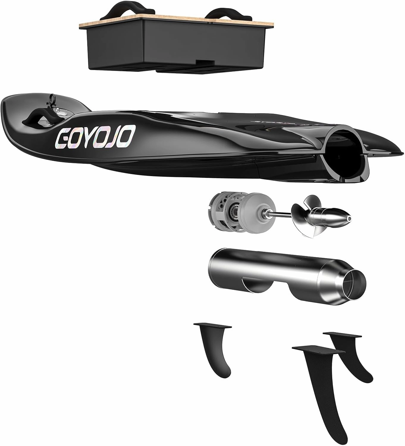 High-Speed Electric Surfboard - 10/12/15 KW Water Jet Surfing Board, Maximum Speed of 55/65 KM/h, Battery Life of 60-90/50-80 Minutes, Hybrid Fiber Construction, Suitable for Adults