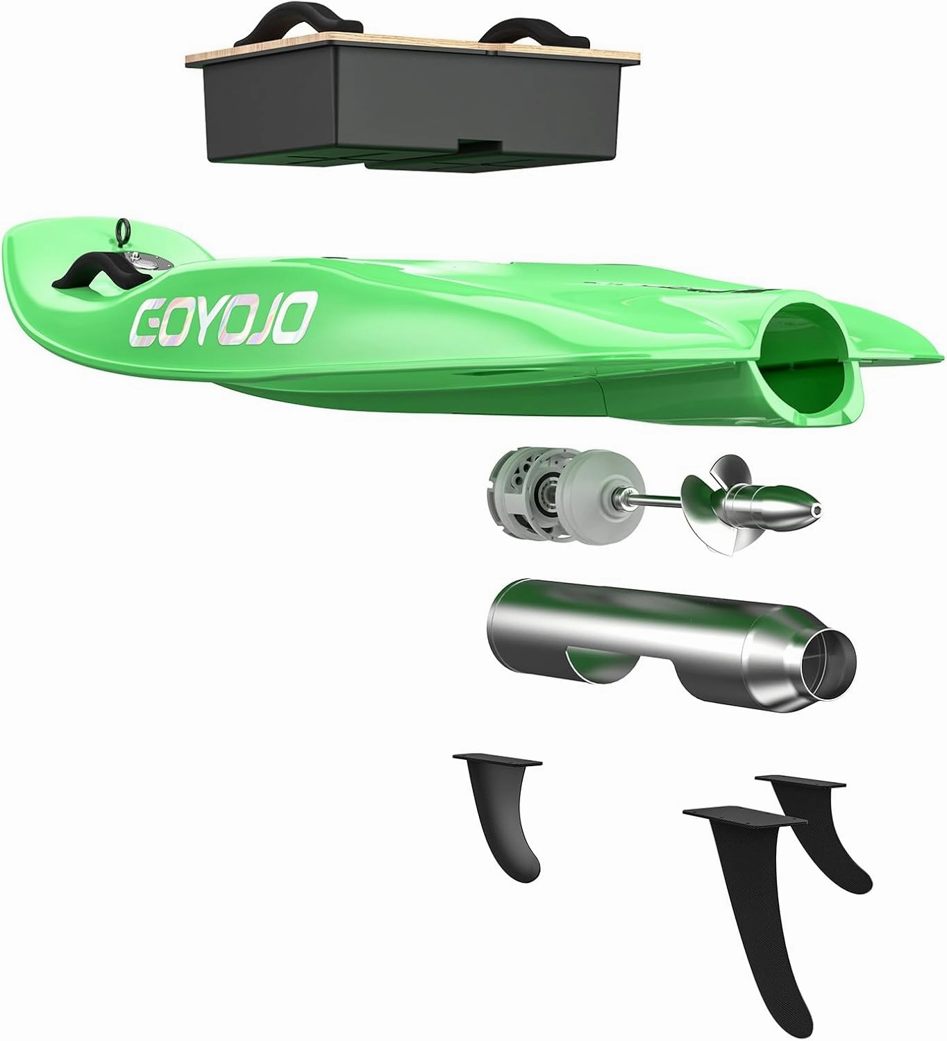 High-Speed Electric Surfboard - 10/12/15 KW Water Jet Surfing Board, Maximum Speed of 55/65 KM/h, Battery Life of 60-90/50-80 Minutes, Hybrid Fiber Construction, Suitable for Adults