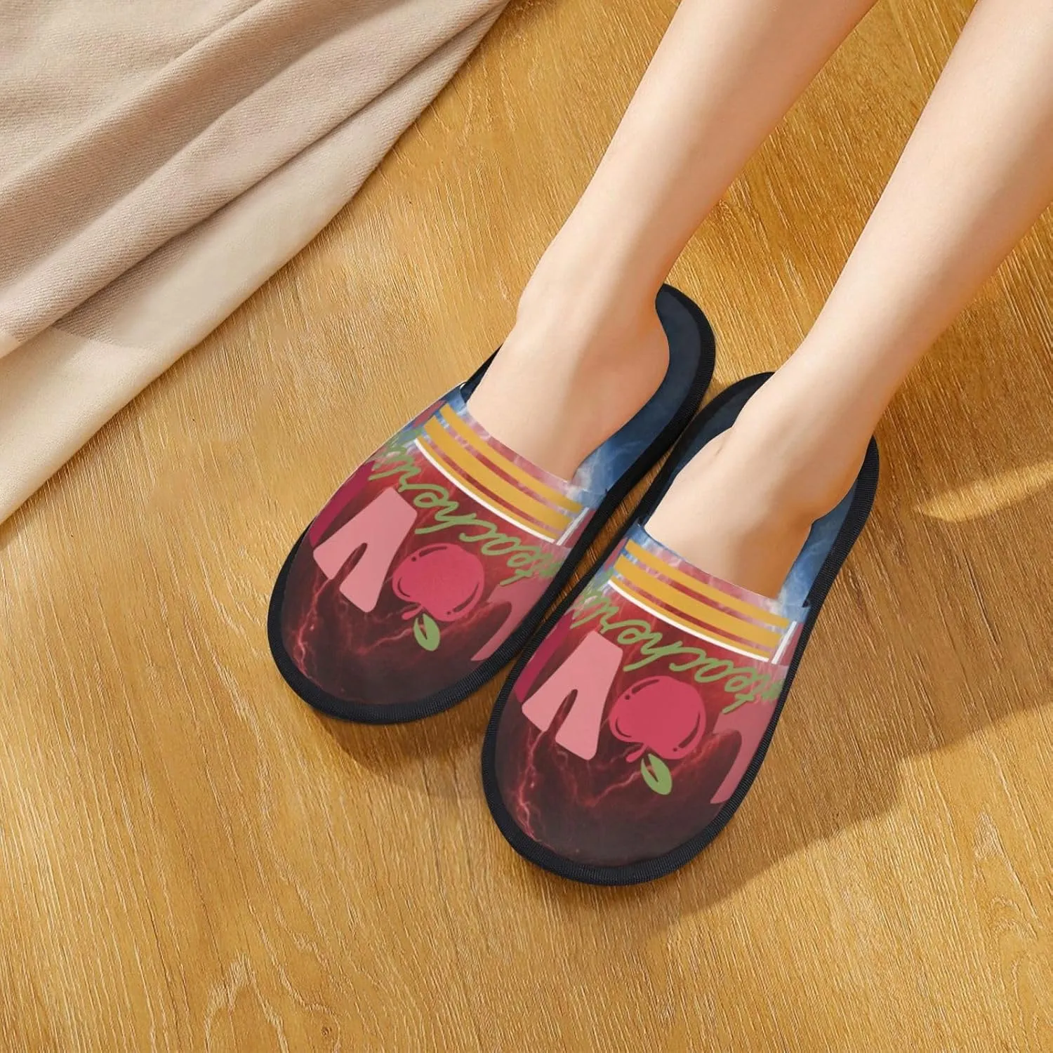 House Slippers Soft Cozy Winter For Men Women Plush Indoor Bedroom