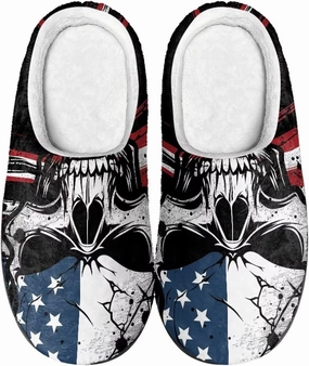 Howilath Cute Cartoon Pattern Unisex Flannel Slippers, Warm Breathable Cotton Shoes with Anti-skid Sole