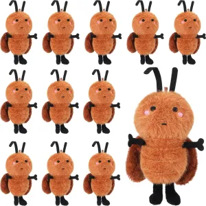 HyDren 8 Pcs Cockroach Stuffed Animal 8 Inches Plush Cockroach Soft Stuffed Animal Toy Brown Plush Toy Doll for Birthday Party Gifts Baby Shower Supplies Home Decoration