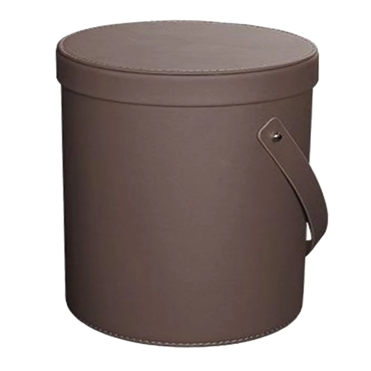 IMIKEYA Portable PU Car Trash Can with Lid Stylish Vehicle Garbage Bin for Waste Disposal for Car Camping Umbrella Storage Lightweight and Durable Auto Accessory