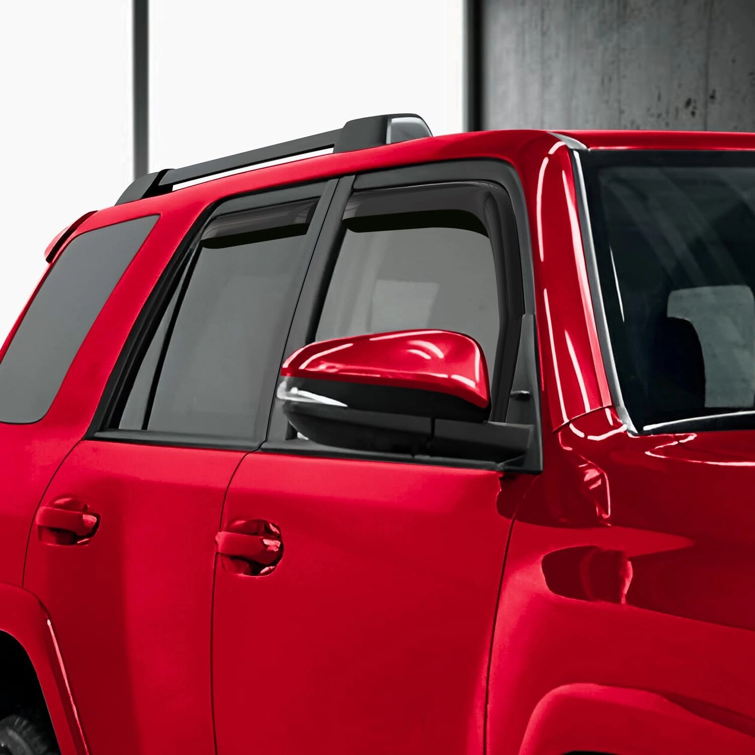 in-Channel Extra Durable Rain Guards for Toyota 4Runner 2010-2024, Window Deflectors, Vent Window Visors, 4 Pieces - 220101