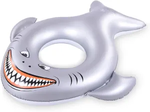 Inflatable Pool Float for Kids and Adults, Inflatable Shark Swim Tube Raft, 50" Giant Shark Pool Toy or Beach Toy for Swimming Pool Party Decor