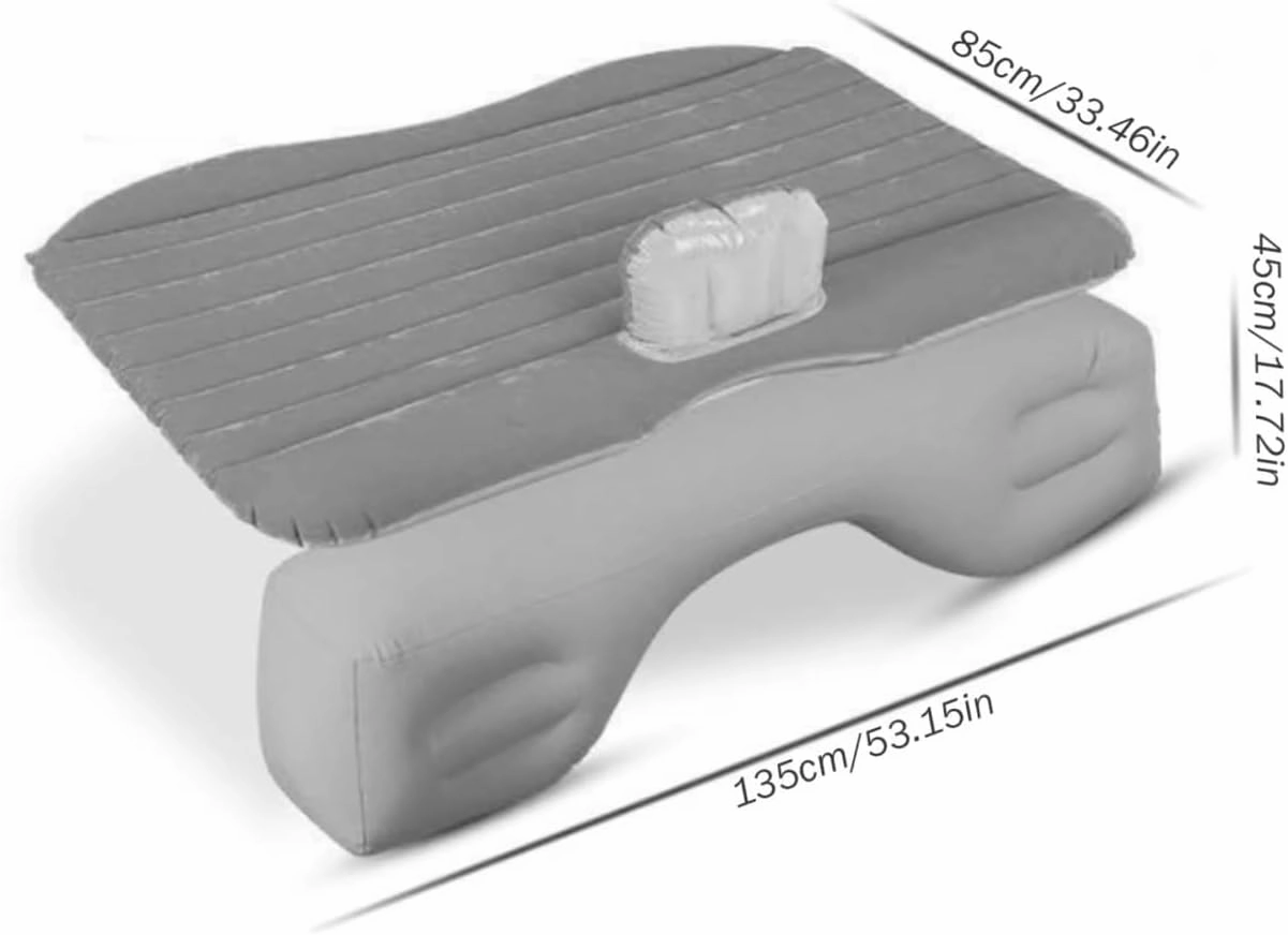 Inflatable Car Mattress for Hyundai Tucson 2010-2015, Thickened Portable Collapsible Travel Mattress Sports Outdoors All Weather Use,A
