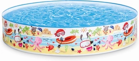 Intex Snorkel Buddies Snapset Pool - 5'X10" (Style May Vary), Multicolor (56451EP)