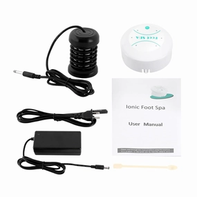 Ionic Foot Bath Detox Machine - Home Use Pedicure Foot Spa Bath Detox System with Foot Basin, Ideal for Personal, Salon & Holiday Gift