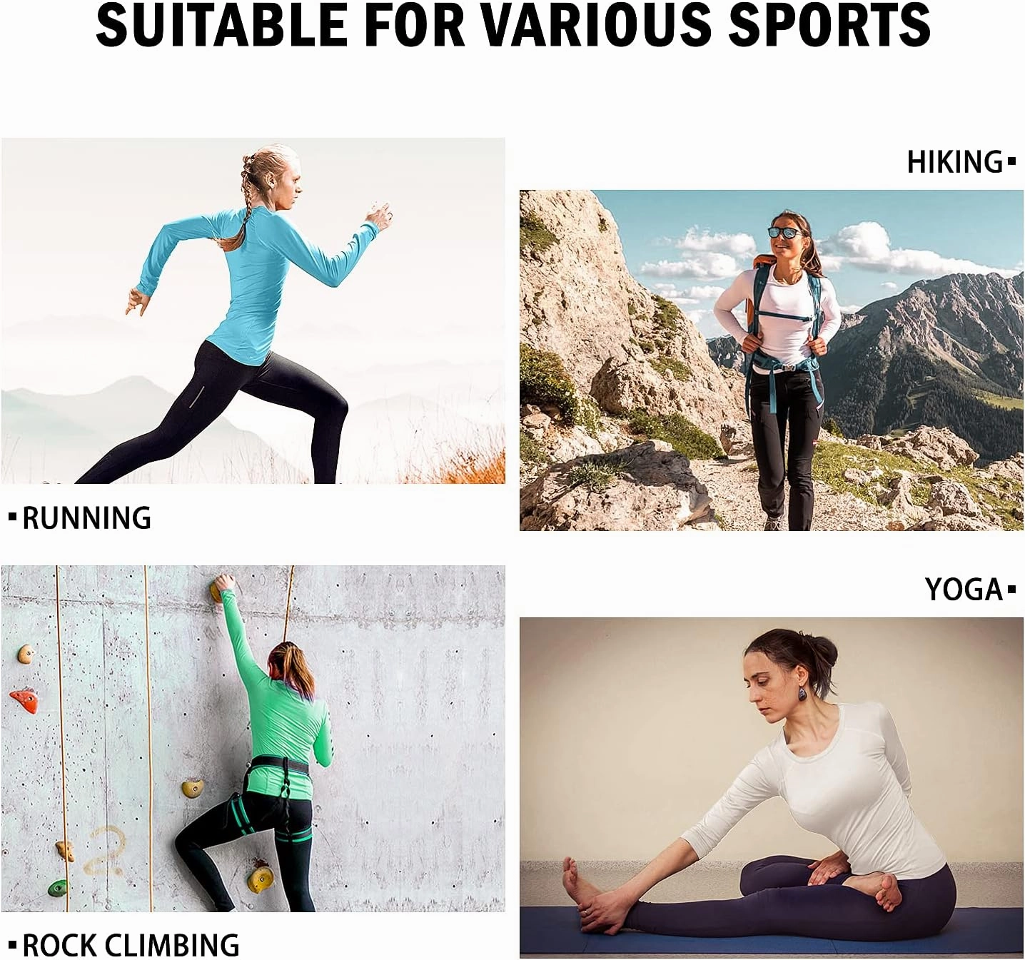 isnowood Women's Sun Protection Long Sleeve Shirts, UPF 50  UV Rash Guard Swim Shirt, Workout Hiking Running Athletic Tops
