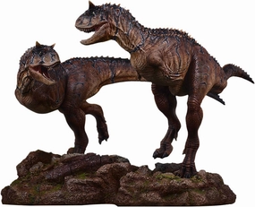 ITOY 1:15 Scale Pair Carnotaurus Statue Dinosaur Animal Model Collection Decor Educational Birthday Gift