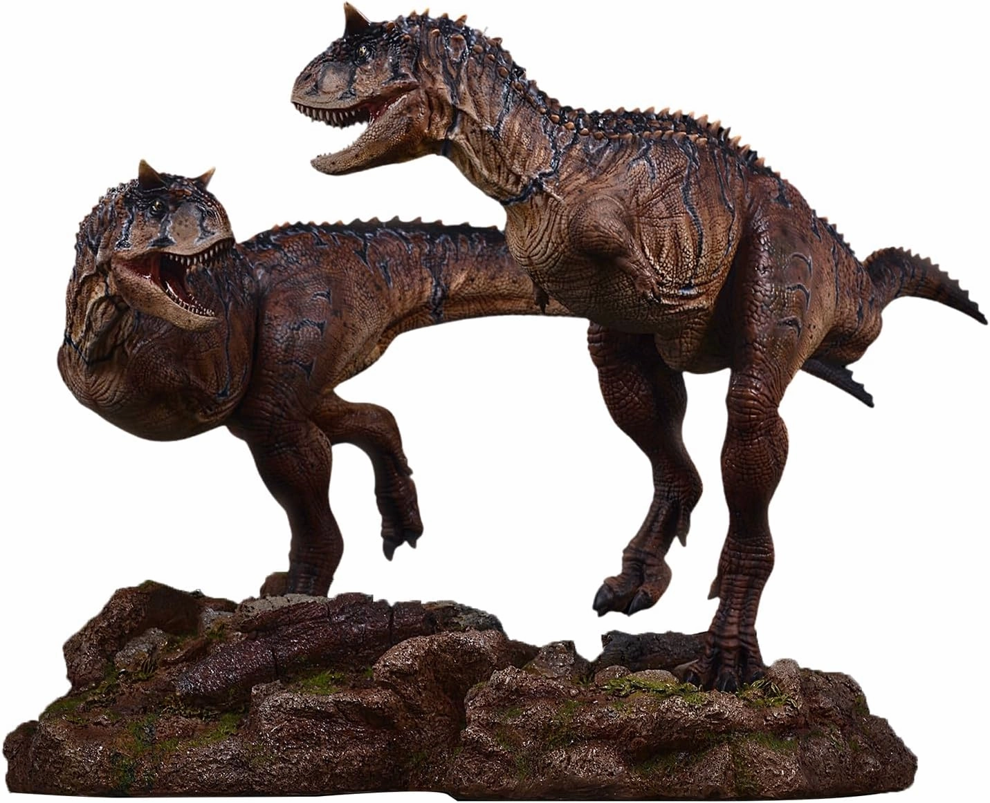 ITOY 1:15 Scale Pair Carnotaurus Statue Dinosaur Animal Model Collection Decor Educational Birthday Gift