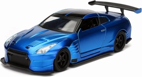 Jada Toys Fast & Furious 1:32 Nissan GT-R R35 Ben Sopra Die-Cast Model Car, Detailed Exterior, Authentic Movie Replica, Collectible Toy – Ages 8 , Blue