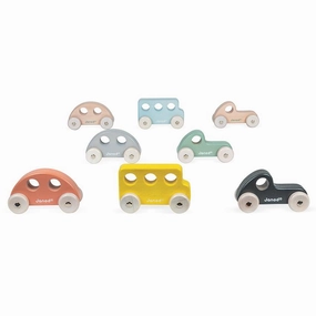 Janod Cocoon Wooden Toy Cars